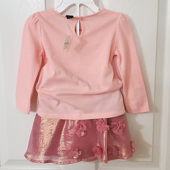 NWT New Baby Gap Girls Two Piece Set 18-24M Long Sleeve Top and 2 Years Skirt - Picture 3 of 8